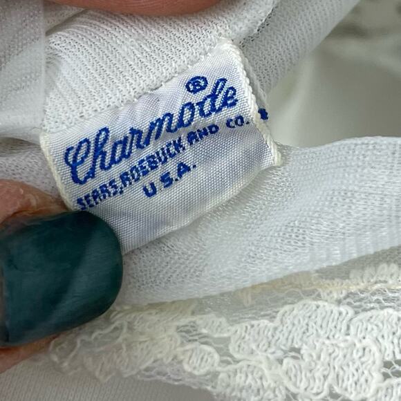 Vintage Slip Full One Piece White - Picture 8 of 11